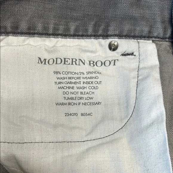 Ann Taylor Charcoal Modern Boot Jeans Size 10 - Picture 3 of 9